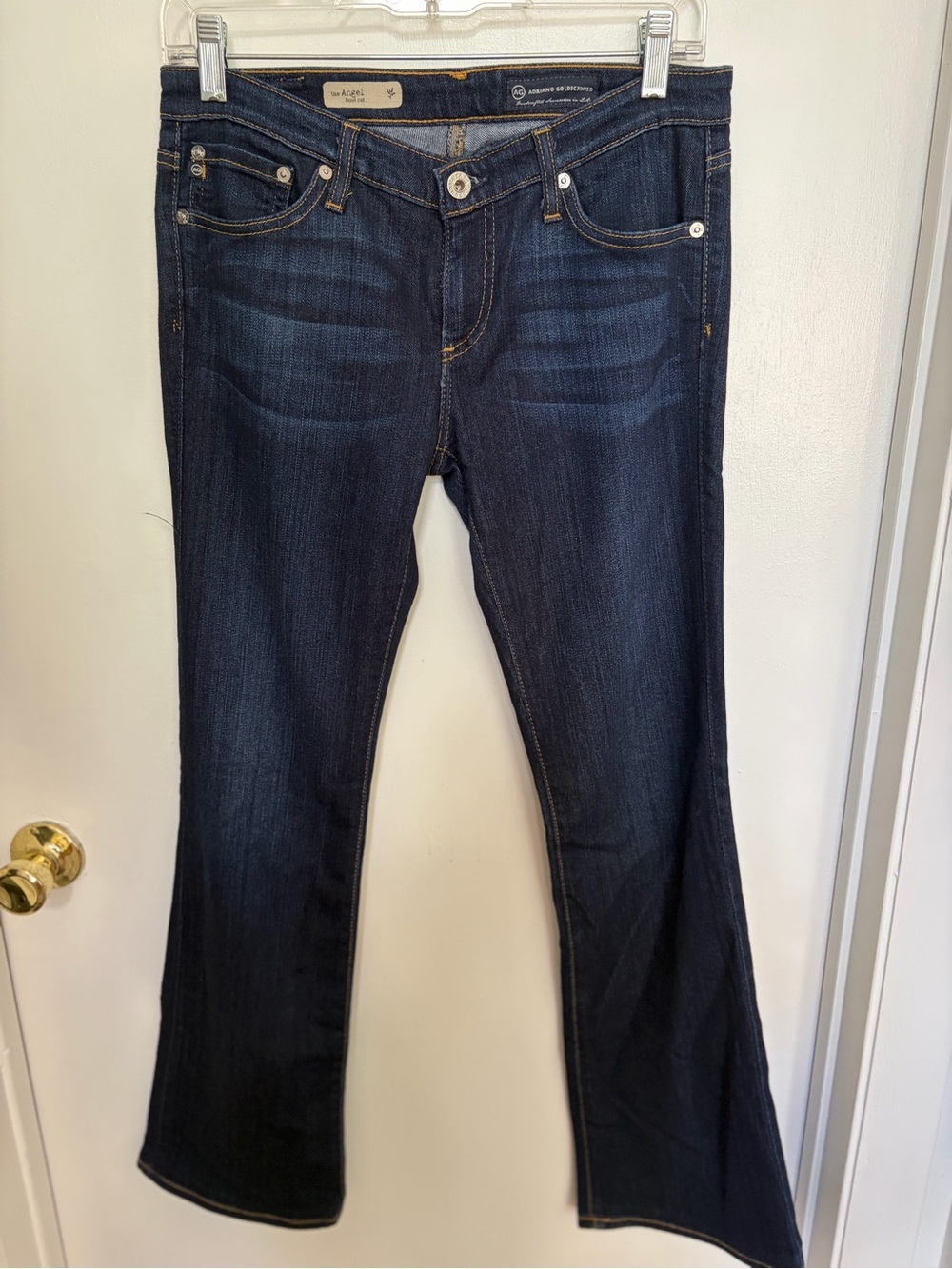 Dark Blue Wide Leg Jeans